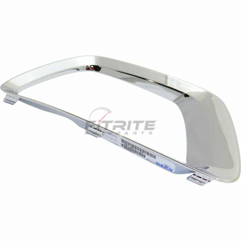 New Left Fog Lamp Molding Chrome For 2015 2019 Chevrolet