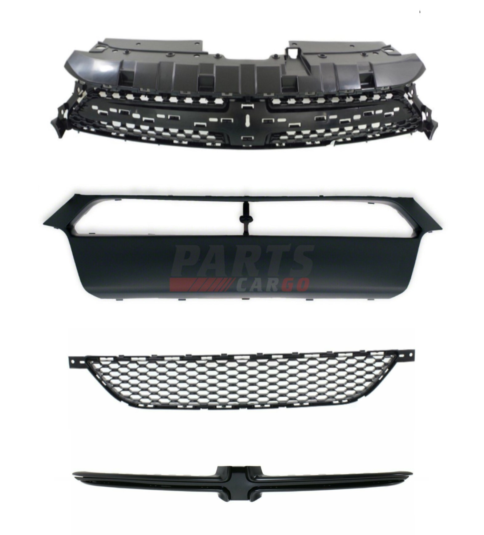NEW DODGE DART FITS 2013-2016 FRONT BUMPER MOLDING APPLIQUE PRIMED CH1044110