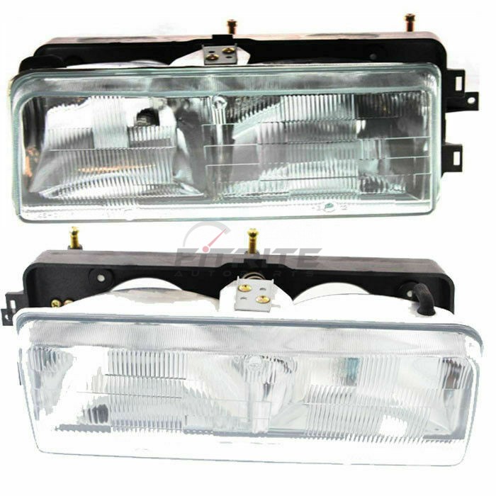 NEW LH /& RH HALOGEN HEAD LAMP FOR 1989-1996 BUICK CENTURY GM2500124 GM2501124